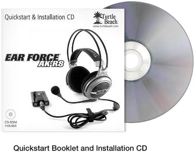 Alt view image 5 of 6 - Turtle Beach Ear Force AK-R8 3.5mm/ USB Connector Circumaural Professional Surround Sound Gaming Headphone System