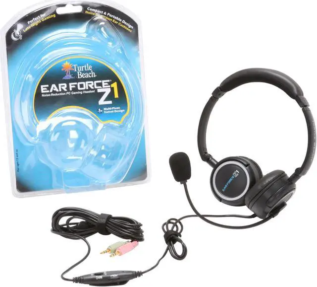 Alt view image 10 of 10 - Turtle Beach Ear Force Z1 PC Gaming Headset