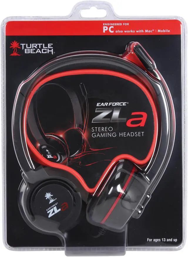 Alt view image 7 of 7 - Turtle Beach Ear Force Zla PC Gaming Headset