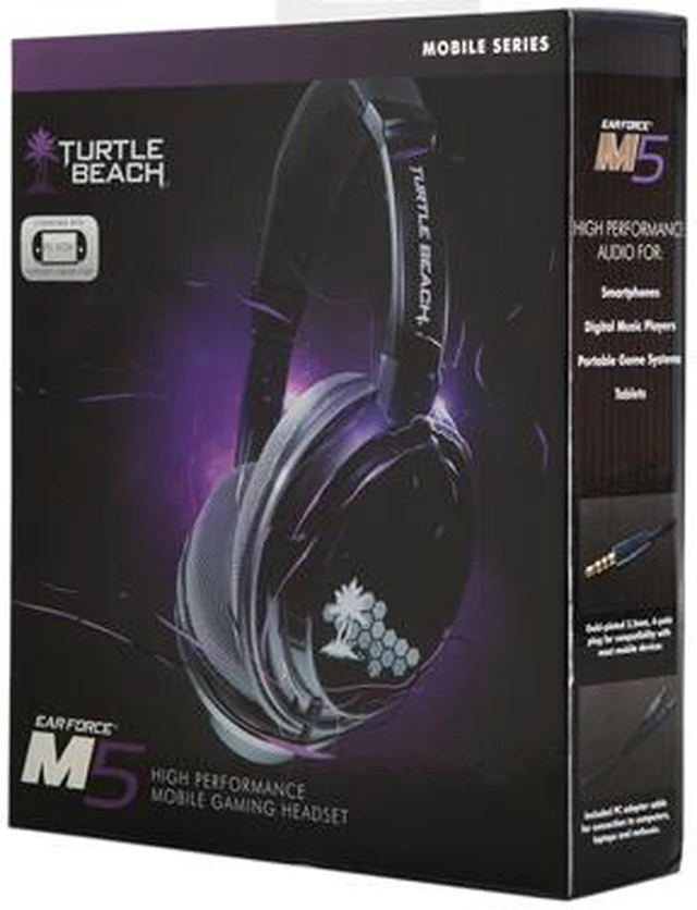 Alt view image 5 of 5 - Turtle Beach EAR FORCE M5 3.5mm Connector Circumaural Headset