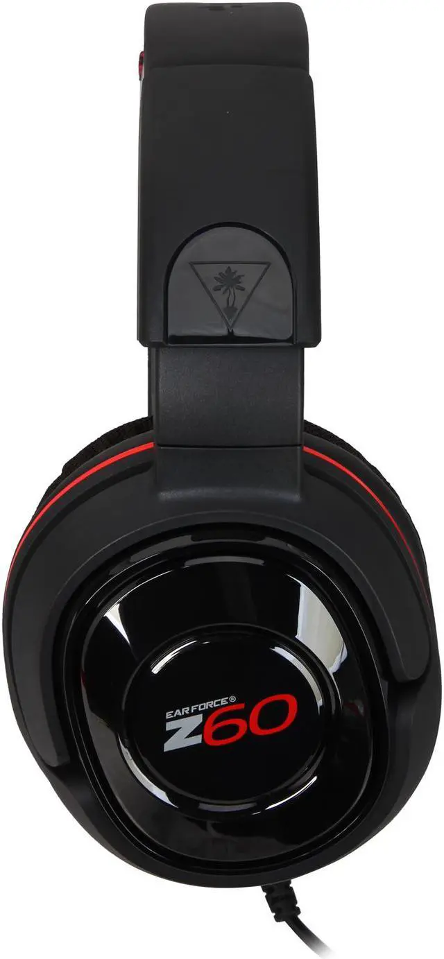 Alt view image 4 of 7 - Turtle Beach Ear Force Z60 7.1 Channel Surround Sound PC Gaming Headset