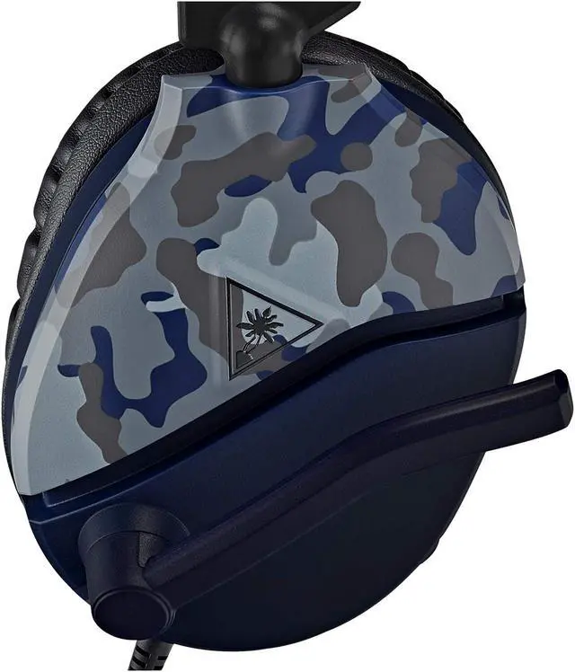 Alt view image 6 of 9 - Turtle Beach Recon 70 Gaming Headset for Xbox Series X|S, Xbox One, PS5, PS4 & PC - Blue Camo
