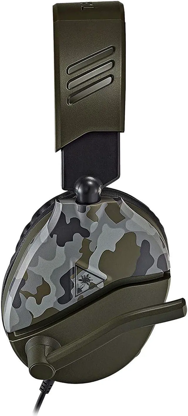 Alt view image 6 of 13 - Turtle Beach Recon 70 Gaming Headset for Xbox Series X|S, Xbox One, PS5, PS4 & PC - Green Camo