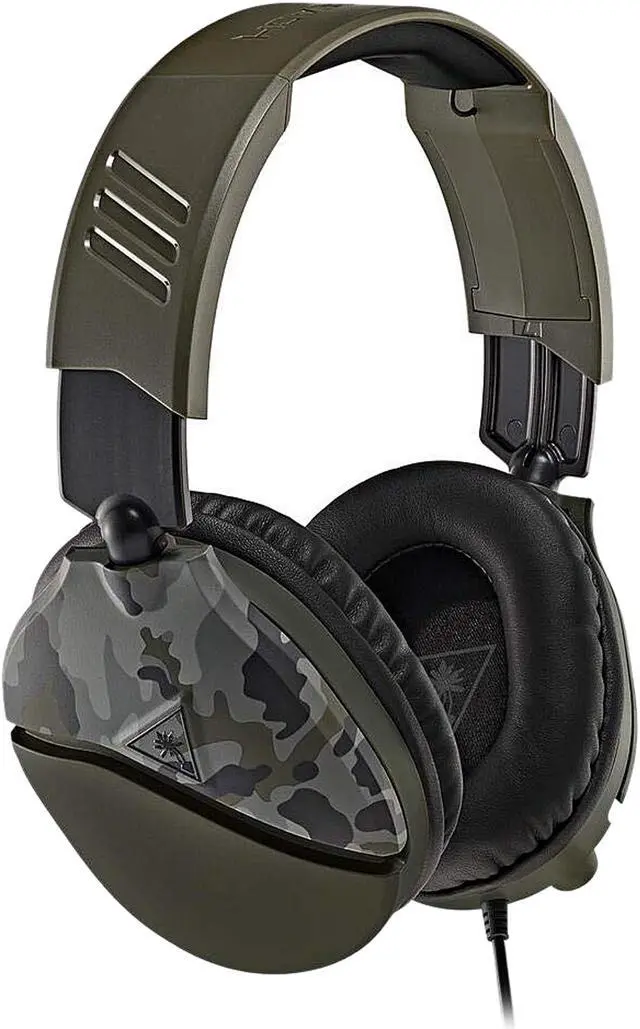 Alt view image 2 of 13 - Turtle Beach Recon 70 Gaming Headset for Xbox Series X|S, Xbox One, PS5, PS4 & PC - Green Camo