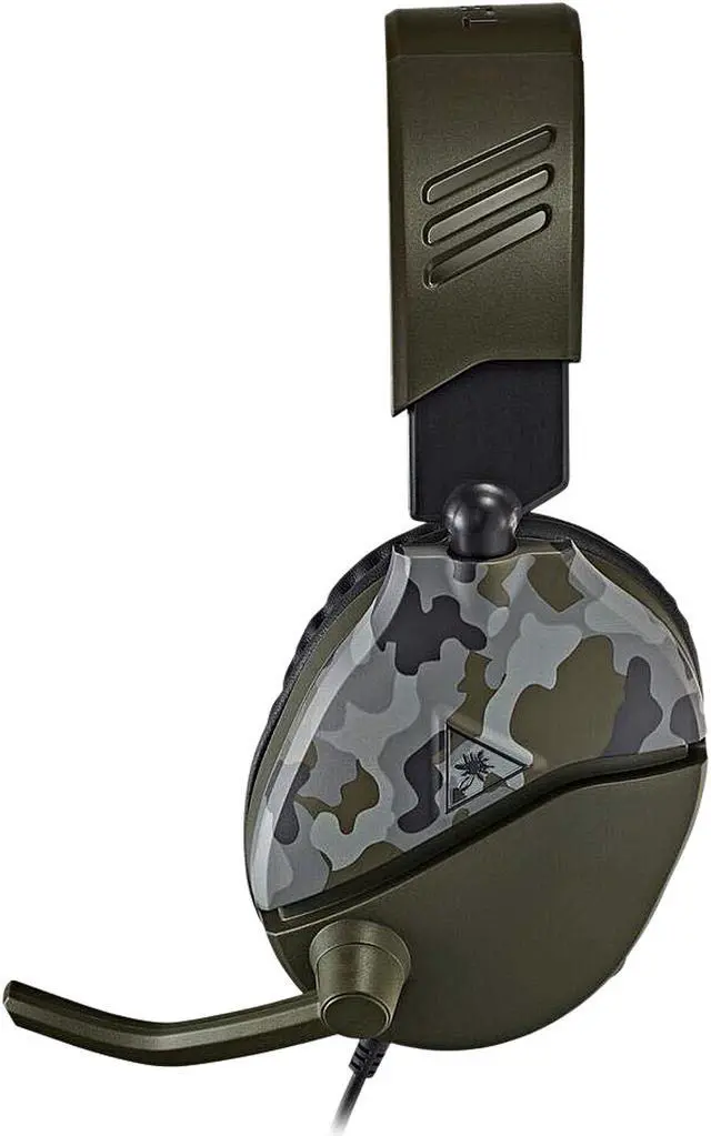 Alt view image 5 of 13 - Turtle Beach Recon 70 Gaming Headset for Xbox Series X|S, Xbox One, PS5, PS4 & PC - Green Camo