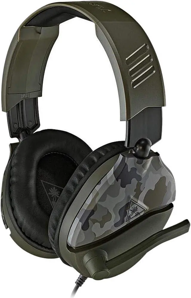 Alt view image 4 of 13 - Turtle Beach Recon 70 Gaming Headset for Xbox Series X|S, Xbox One, PS5, PS4 & PC - Green Camo