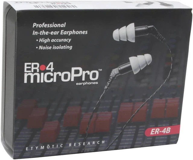 Etymotic Research Black ER4B Canal MicroPro earphones - Newegg.com