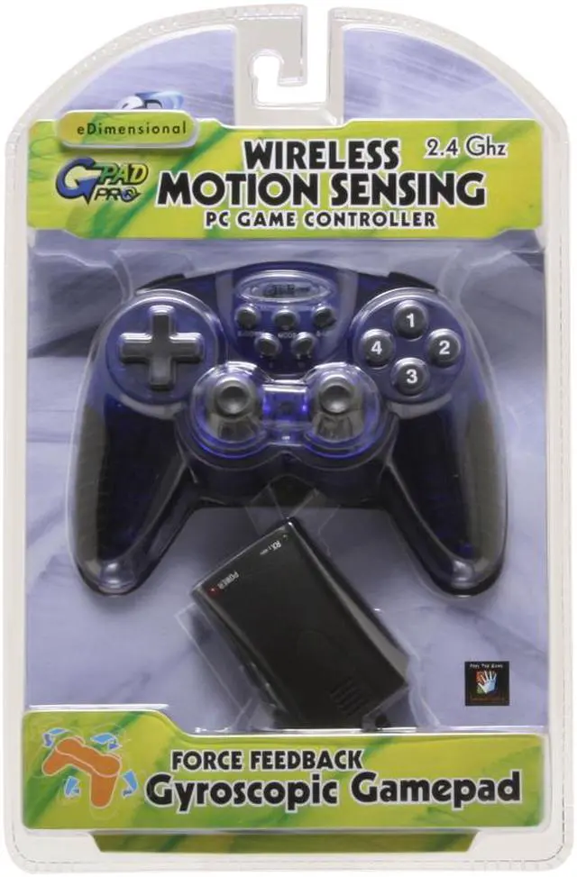 Alt view image 2 of 2 - eDimensional EDI-115 Wireless Gyroscopic Rumble Gamepad