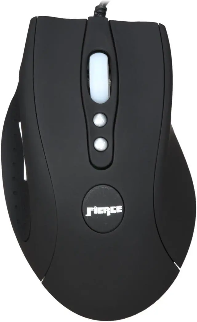 Alt view image 2 of 5 - Fierce RUDE-200 Black 1 x Wheel USB Wired Laser Gaming Mouse