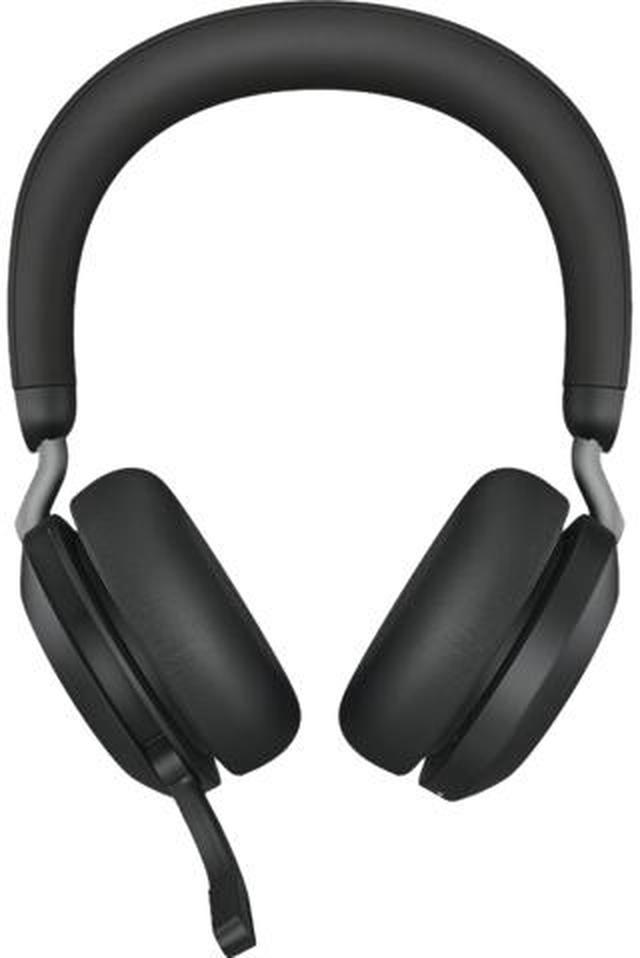 Jabra Evolve2 75 PC Wireless Headset with 8-Microphone Technology - Dual  Foam Stereo Headphones with Adjustable Advanced Active Noise Cancelling,