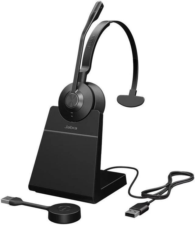 Main image of Jabra Engage 55 USB-A Connector Mono Headset - UC, with Charging Stand