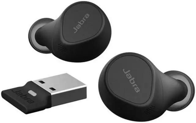 Alt view image 2 of 4 - Jabra Evolve2 USB-A UC Buds w Wireless Charging Pad