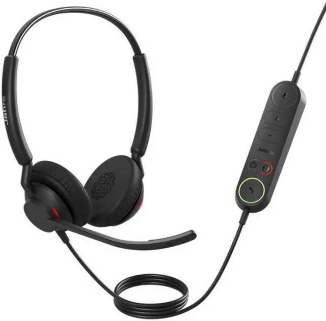 Main image of Jabra Engage 40 USB-C UC Stereo On Ear Computer Headset with Inline Link, Black (4099-419-299)