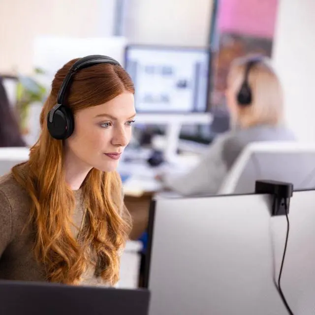 Alt view image 3 of 3 - Jabra Evolve2 65 Flex Wireless Headset, Link 380c, UC Stereo Black (26699-989-899-01)