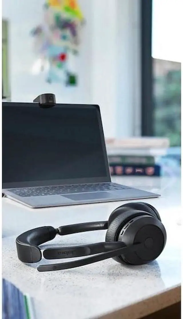 Alt view image 5 of 8 - Jabra- 25599-999-899-01 Jabra Evolve2 55 Link380c MS Stereo Headset