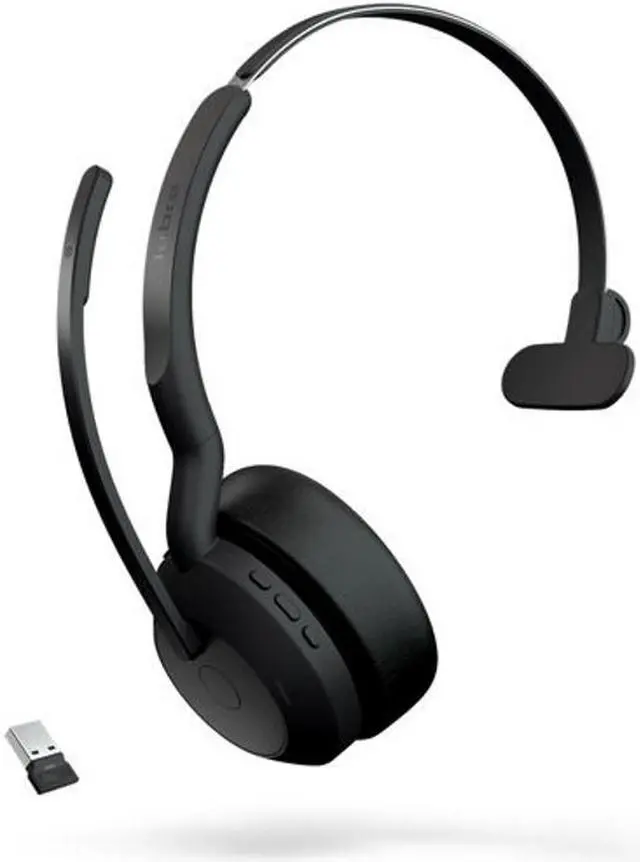Alt view image 2 of 6 - Jabra- 25599-899-999-01Jabra Evolve2 55 Link380a MS Mono Headset