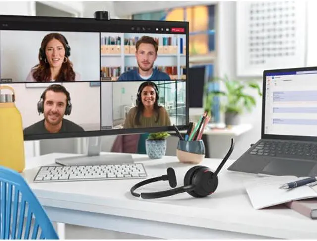 Alt view image 6 of 6 - Jabra- 25599-899-999-01Jabra Evolve2 55 Link380a MS Mono Headset