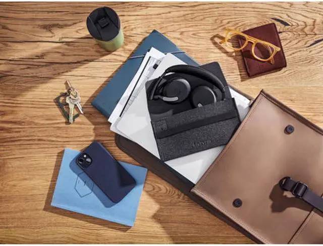 Alt view image 8 of 11 - Jabra- 26699-999-889-01 Jabra Evolve2 65 Flex Link380c MS Stereo Wireless Charger Headset