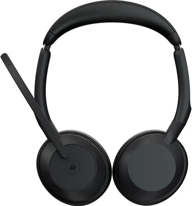 Alt view image 4 of 5 - Jabra Evolve2 55 Wireless Link380A MS Stereo Noise Cancelling Headset 25599-999-999-01