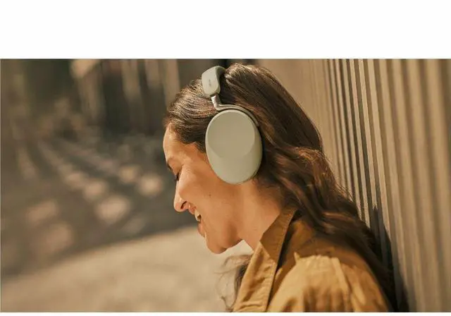 Alt view image 2 of 3 - Jabra Evolve3 85 Headset - Microsoft Teams Certification - Stereo - USB Type C, Mini-phone (3.5mm) - Wired/Wireless - Bluetooth - 98.4 ft - 35 Ohm - 20 Hz to 20 kHz - Warm Gray - 38599-989-898