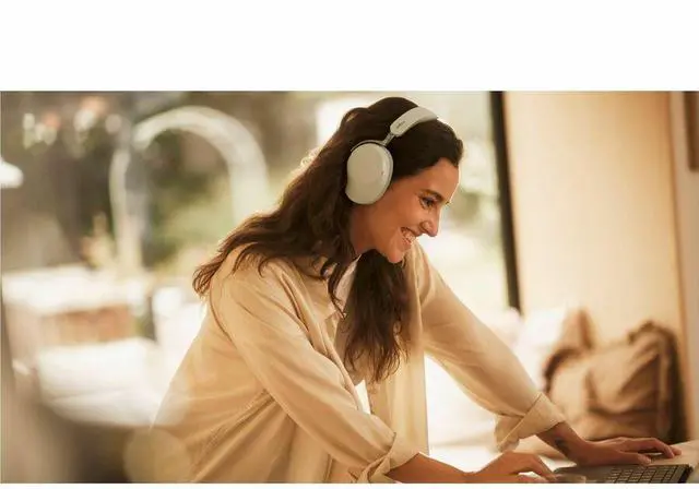 Alt view image 3 of 3 - Jabra Evolve3 85 Headset - Microsoft Teams Certification - Stereo - USB Type C, Mini-phone (3.5mm) - Wired/Wireless - Bluetooth - 98.4 ft - 35 Ohm - 20 Hz to 20 kHz - Warm Gray - 38599-989-898