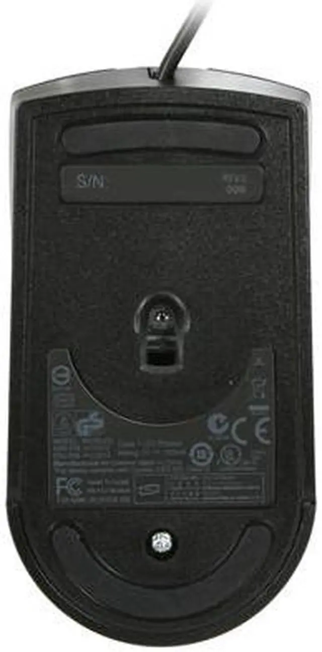 Alt view image 4 of 5 - lenovo 06P4069 Black 3 Buttons 1 x Wheel USB Wired Optical Mouse