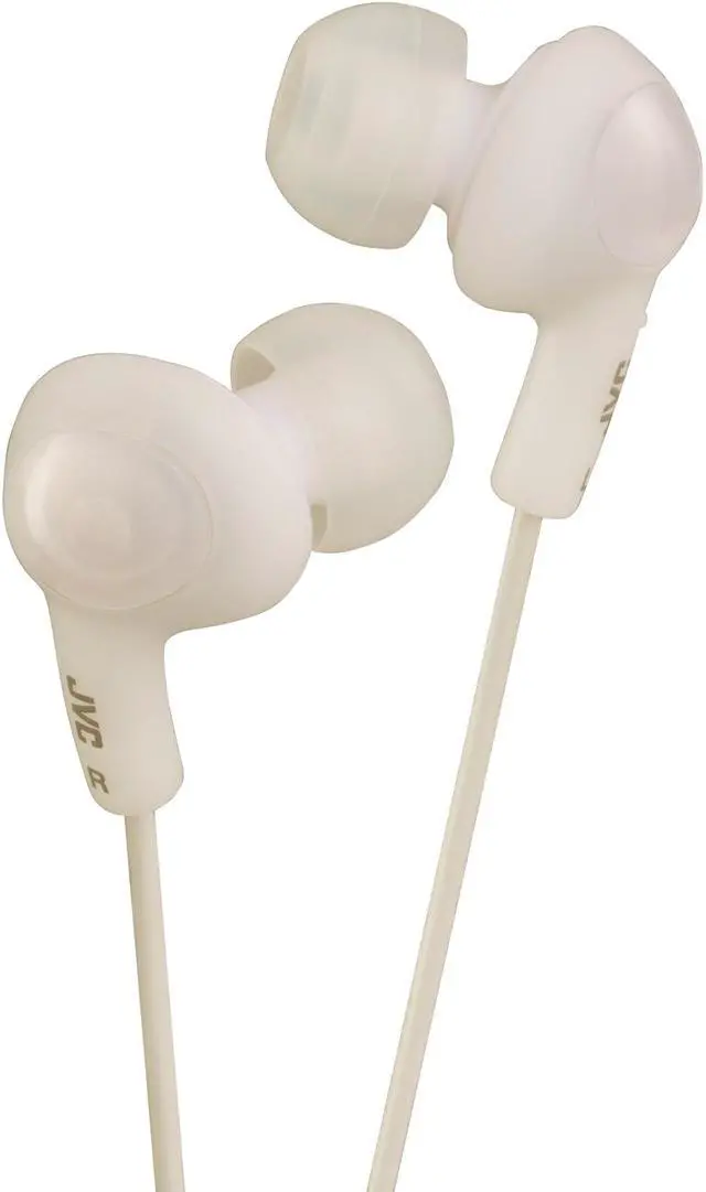 Main image of JVC HAFX5W Gumy Plus Inner Ear Headphones (White)