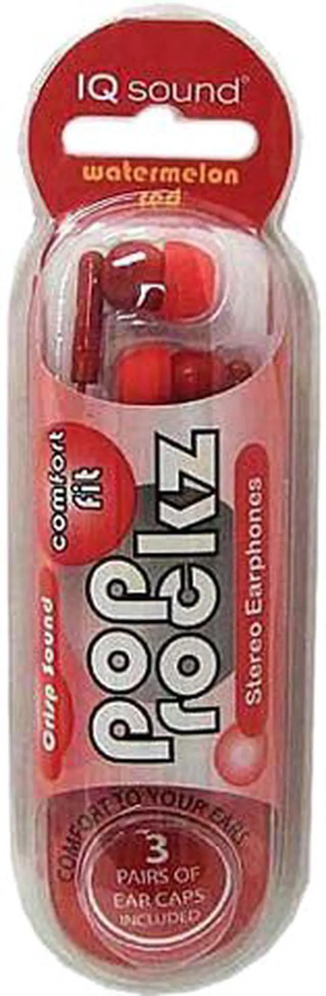 Alt view image 2 of 2 - SuperSonic Red IQ-106RED Earbud IQ Sound Digital Noise Reduction Stereo Earphones