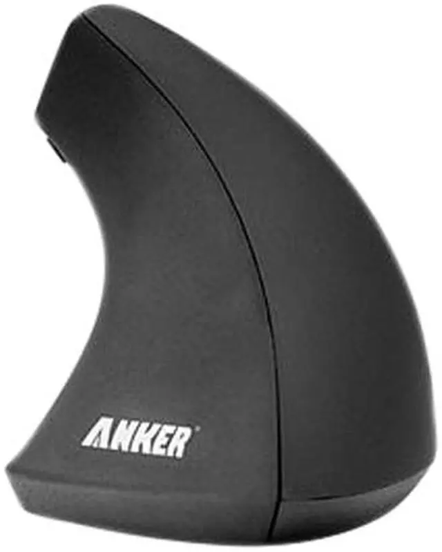 Alt view image 4 of 5 - Anker 98ANWVM-BA 6 Buttons 1 x Wheel USB Wired Optical Vertical Ergonomic Mouse