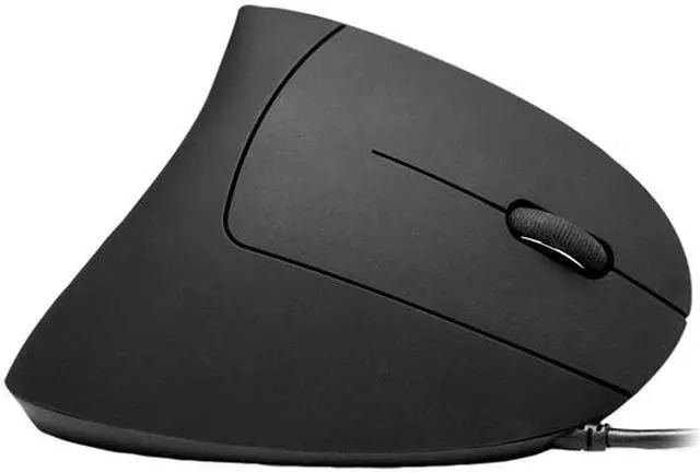 Alt view image 3 of 5 - Anker 98ANWVM-BA 6 Buttons 1 x Wheel USB Wired Optical Vertical Ergonomic Mouse