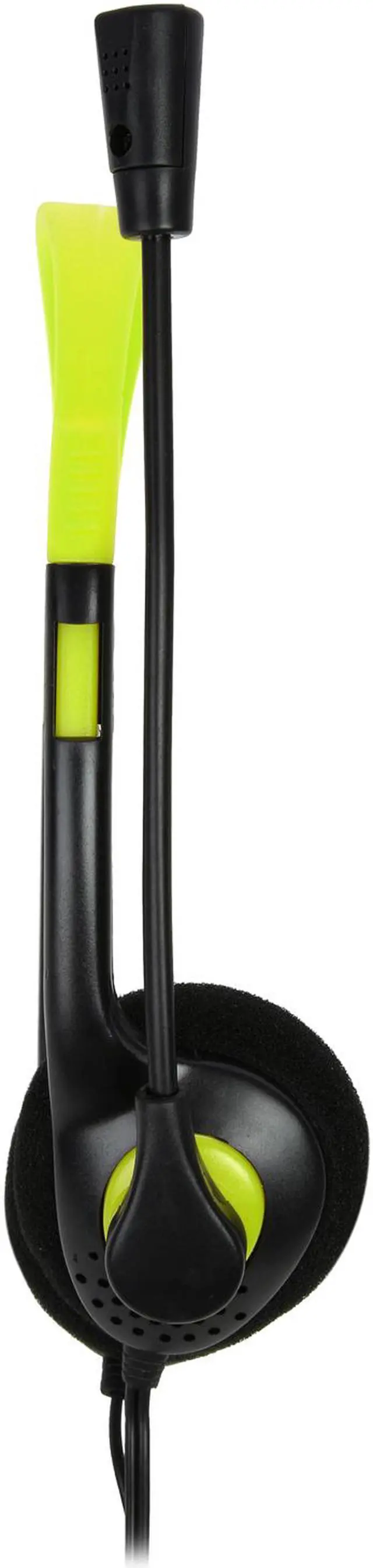 Alt view image 2 of 7 - Krazilla KZH800 USB Gaming Headset with Microphone and Volume Control / Mute - Green (Grade A, new open box)