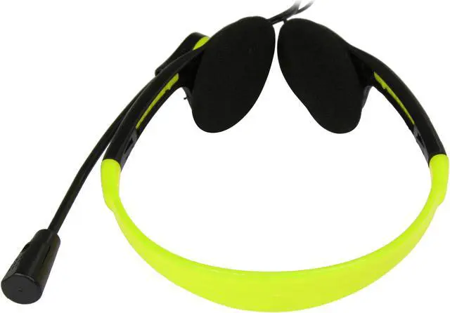 Alt view image 5 of 7 - Krazilla KZH800 USB Gaming Headset with Microphone and Volume Control / Mute - Green (Grade A, new open box)