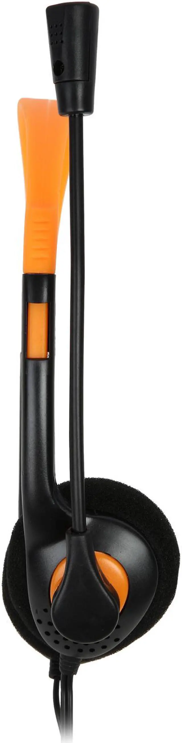 Alt view image 2 of 7 - Krazilla KZH800 USB Gaming Headset with Microphone and Volume Control / Mute - Orange (Grade A, new open box)