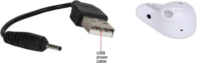 Alt view image 6 of 7 - Krazilla KZH530 Bluetooth Earphone (White)