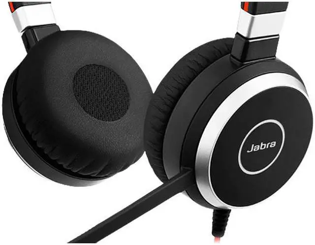 Alt view image 4 of 4 - Jabra Evolve 40 Professional Wired Headset, Stereo, UC-Optimized – Telephone Headset for Greater Productivity, Superior Sound for Calls and Music, 3.5mm Jack/USB Connection, All-Day Comfort Design