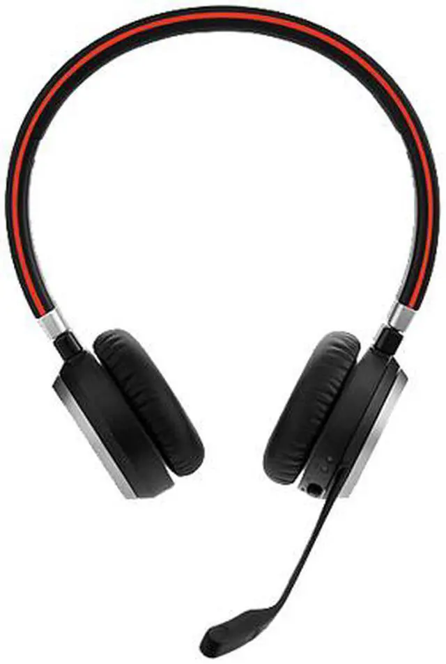 Alt view image 7 of 10 - Jabra Evolve 65 MS Wireless Headset, Stereo – Includes Link 370 USB Adapter – Bluetooth Headset with Industry-Leading Wireless Performance, Advanced Noise-Cancelling Microphone, All Day Battery