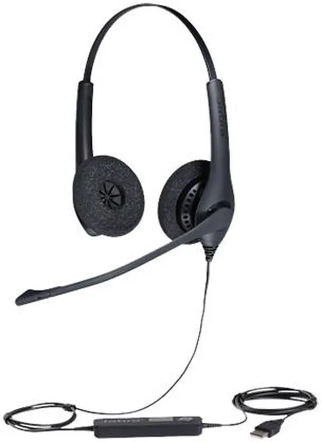 Alt view image 2 of 2 - Jabra Biz 1500 Duo USB Wired Headset