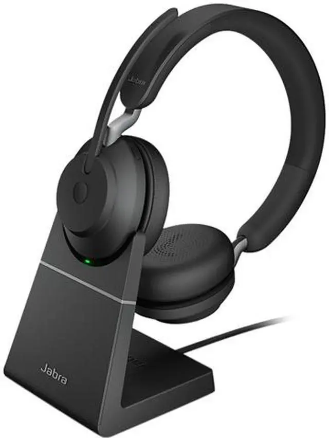 Main image of Jabra Evolve2 65, Link380a UC Stereo Desk Stand, Black