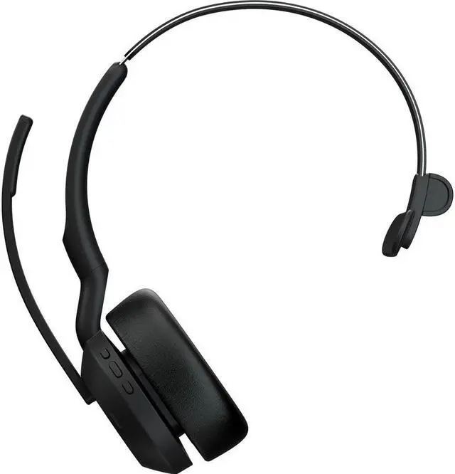 Alt view image 2 of 2 - Jabra EVOLVE2 55 Supra-aural Wireless Headsets - Bluetooth - On-Ear - Monaural/Supra-aural - MEMS Technology - Active Noise Cancellation (25599-899-899-01)
