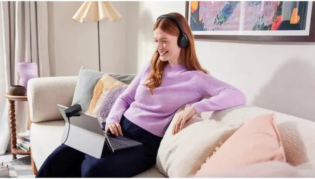 Alt view image 7 of 15 - Jabra Evolve2 65 Flex UC Headset - Stereo - Wireless - Bluetooth - 98.4 ft - 20 Hz - 20 kHz - On-ear - Binaural - Supra-aural - MEMS Technology, Noise Cancelling Microphone - 26699-989-999-01