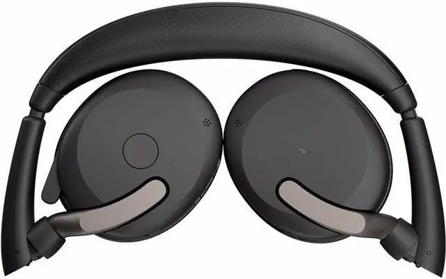 Alt view image 6 of 15 - Jabra Evolve2 65 Flex UC Headset - Stereo - Wireless - Bluetooth - 98.4 ft - 20 Hz - 20 kHz - On-ear - Binaural - Supra-aural - MEMS Technology, Noise Cancelling Microphone - 26699-989-999-01