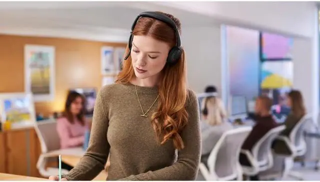 Alt view image 15 of 15 - Jabra Evolve2 65 Flex UC Headset - Stereo - Wireless - Bluetooth - 98.4 ft - 20 Hz - 20 kHz - On-ear - Binaural - Supra-aural - MEMS Technology, Noise Cancelling Microphone - 26699-989-999-01