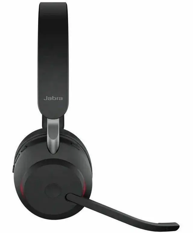 Alt view image 2 of 3 - Jabra Evolve2 65 Evolve2 65 Bluetooth / USB Connector Circumaural (Over-ear, Binaural) Headsets and Accessories