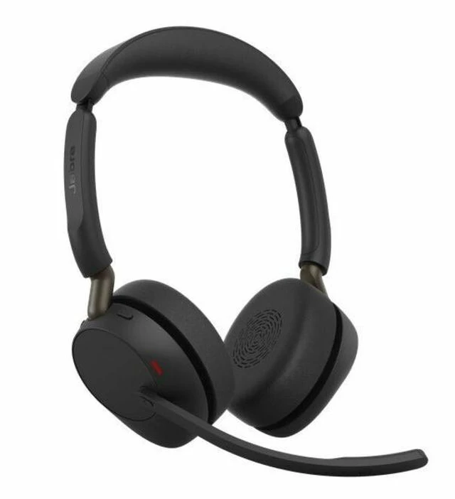 Main image of Jabra Evolve3 65 Headset - Microsoft Teams Certification - Stereo - Wired/Wireless - Bluetooth - 98.4 ft - 16 Ohm - 20 Hz to 20 kHz - Binaural - Supra-aural - 3.94 ft Cable - 36599-999-989