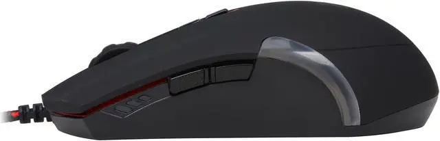 Alt view image 2 of 4 - MSI Interceptor DS100 S12-0401130-EB5 Black & Red 8 Buttons 1 x Wheel USB Wired Laser Gaming Mouse