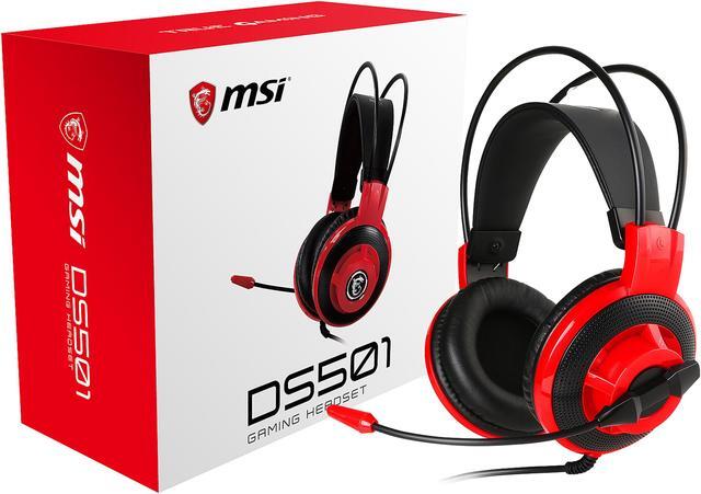 Alt view image 8 of 7 - MSI DS501 3.5mm Connector Circumaural Gaming Headset