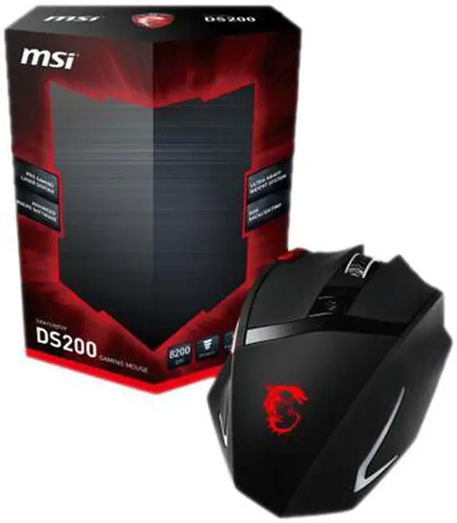 Alt view image 6 of 6 - MSI Interceptor DS200 Gaming Mouse