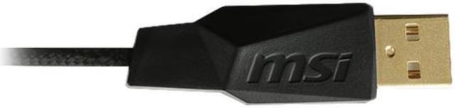 Alt view image 12 of 15 - MSI INTERCEPTOR DS300 S12-0401290-D22 Black 6 Buttons 1 x Wheel USB 2.0 Wired Laser Gaming Mouse