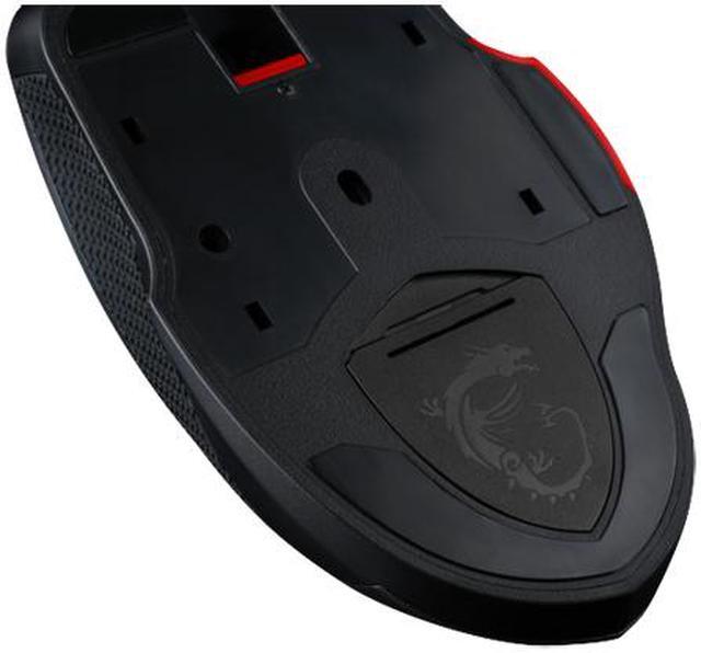 Alt view image 11 of 15 - MSI INTERCEPTOR DS300 S12-0401290-D22 Black 6 Buttons 1 x Wheel USB 2.0 Wired Laser Gaming Mouse