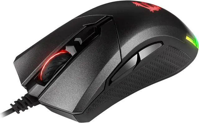 Alt view image 8 of 9 - MSI CLUTCH GM50 Black Optical Gaming Mouse